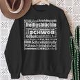 Swabian Lernen Swabian Word Salad Schwobaländler Sweatshirt Geschenke für alte Frauen