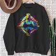 Tartaruga Arte Astratta Amante Animali Colorato Grafica Tartar Felpa Regalos para ancianas