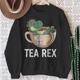 Tea Rex T-Rex Dinosaur Tyrannosaurus Sweatshirt Geschenke für alte Frauen