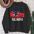 Team Gladis Orca Whale Barco Divertido Camisa de entrenamiento Regalos para ancianas