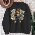 Teddy Bear Hustler Buisness Bear Dollar Street Clothes Sweatshirt Gifts for Old Women