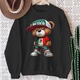 Teddy Bear Mexican Flag Mexico Sweatshirt Gifts for Old Women