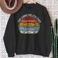 Thats What I Do I Fix Stuff And I Know I'll Be In The Garage Sweatshirt Gifts for Old Women