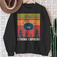 I Think I Spider Retro I Believe I Spider Sweatshirt Geschenke für alte Frauen