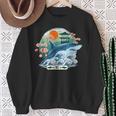 Tiburón Japonés Gran Ola Kanagawa Japón Arteintage Camisa de entrenamiento Regalos para ancianas