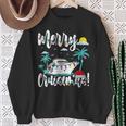 Tropical Heartbeat Christmas Cruise Merry Cruisemas Sweatshirt Gifts for Old Women