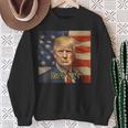 Trump 2024 Elezione Donald Trump Bandiera Americana Felpa Regalos para ancianas