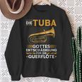 Tuba Entschädigung Querflöte Blasmusik Festival Bass Tubist Sweatshirt Geschenke für alte Frauen