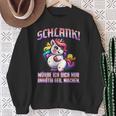 Unicorn Schlank Würde Ich Dich Nur Unnötig Geil Machen Sweatshirt Geschenke für alte Frauen