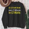 Uomo Se Stendi Non C'è Bisogno Di Stirare Scritte Ironiche Uomo Felpa Regalos para ancianas
