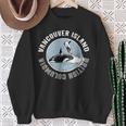 Vancouver Island Bc Canadá Orca Ballenas Aventura Recuerdo Camisa de entrenamiento Regalos para ancianas