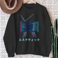 Vaporwave Culture 80S 90S Electro Music And Pop Culture Sweatshirt Gifts for Old Women