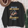 Verneigt Euch Ihr Luschen Der Lagergott Ist Da Flagler S Sweatshirt Geschenke für alte Frauen