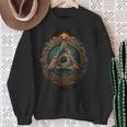 Viking Norse Runes Nordmann Mythology Sweatshirt Geschenke für alte Frauen