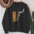 Vintage Combs Bull Skull Western Combs Personalized Sweatshirt Gifts for Old Women