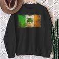 Vintage Flag Ireland Grunge Distressed Irish Top Sweatshirt Geschenke für alte Frauen