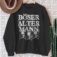 Vintage Skull Old Man Bad Old Man Sweatshirt Geschenke für alte Frauen