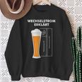 Wechselstromerklärt Bier Elektriker Technik Elektrotechnik Sweatshirt Geschenke für alte Frauen