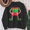 Weihnachtself Kostüm Elf Wichtel Weihnachtszwerg Sweatshirt Geschenke für alte Frauen