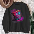 We're All Mad Here Pink Steampunk Alice In Wonderland Hat Sweatshirt Geschenke für alte Frauen