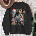 Zoo Animals Christmas Lights Jungle Zookeeper Safari Theme Premium Sweatshirt Gifts for Old Women