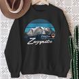 Zugspitze Garmisch Partenkirchen Bayern Germany Flag Sweatshirt Geschenke für alte Frauen