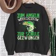 Zum Angeln Geboren Zum Angeln Geboren Zur Schule Gezw Sweatshirt Geschenke für alte Frauen