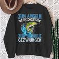 Zum Fishing Geboren Zur Schule Gezzwungen Fishing Fishing S Sweatshirt Geschenke für alte Frauen