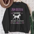 Zum Schule Gezwungen Zum Riten Geboren Pferd Riter Slogan Sweatshirt Geschenke für alte Frauen