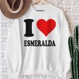 Amo Esmeralda Felpa Regalos para ancianas