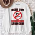 Bademeister Dlrg Nichtom Beckenrand Jumping S Sweatshirt Geschenke für alte Frauen