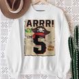 Bambino 5 Anni Pirata Compleanno Arr Pirati Mappa Del Tesoro 5° Regalo Felpa Regalos para ancianas