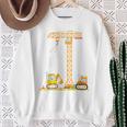 Bambino Bimbo 24 Mesi Gru Escavatore Bulldozer Compleanno 2 Anni Felpa Regalos para ancianas