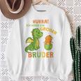 Bambino Ich Werde Ein Grande Fratello Dinosauro Dino Bruder Felpa Regalos para ancianas