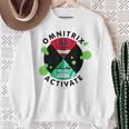 Ben 10 Omnitrix Activate Blue Sweatshirt Geschenke für alte Frauen