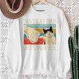 Best Cat Dad Ever Cuteintage Best Cat Dad Ever Maglia A Manica Felpa Regalos para ancianas