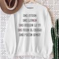 Cccp Non Studio Non Lavoro Maglia Con Maniche Raglan Felpa Regalos para ancianas
