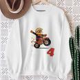 Children's 4Th Birthday Aus Dem Weg Ich Bin Schon 4 Jahre Motorcycle Sweatshirt Geschenke für alte Frauen