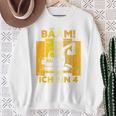 Children's Bäm Ich Bin 4 4 Jahre Boys 4Th Birthday Digger Sweatshirt Geschenke für alte Frauen