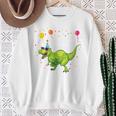 Children's Geburtstags 3 Jahre Junge Dinosaurier Dino Ich Bin 3 Sweatshirt Geschenke für alte Frauen