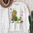 Children's Geburtstags 4 Jahre Junge Dinosaurier Dino Ich Bin 4 Sweatshirt Geschenke für alte Frauen