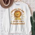 Children's Hurra Ich Bin Jetzt Ein Krippenkind Lö Sweatshirt Geschenke für alte Frauen