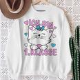 Children's Ich Bin 1 Klasse Schulkind Ich Bin 1 Class Sweatshirt Geschenke für alte Frauen