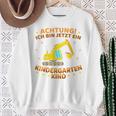 Children's Ich Bin Jetzt Ein Kindergartenkind Excavator Kindergarten Start Sweatshirt Geschenke für alte Frauen