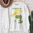 Children's Ich Werde Ein Großer Bruder Dinosaur German Sweatshirt Geschenke für alte Frauen