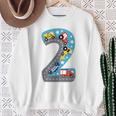 Children's Kinder 2 Geburtstag Junge 2 Jahre Sweatshirt Geschenke für alte Frauen