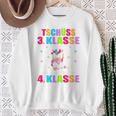 Children's Tschüss 3 Class Ich Glitzer Jetzt In 4 Class First Day At School Sweatshirt Geschenke für alte Frauen