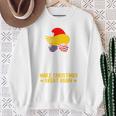 Make Christmas Great Again Lustiges Weihnachtsmanngesicht Sweatshirt Geschenke für alte Frauen