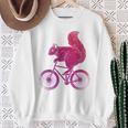 Ciclismo Bicicletta Animale Divertente Ciclista Scoiattolo Maglia A Manica Felpa Regalos para ancianas