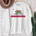 Con Bandiera Dello Stato Della California Patriotic Felpa Regalos para ancianas